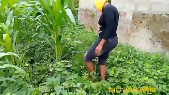 A Nigerian Teacher Visits Her Crops And Receives An Unexpected Sexual Encounter With A Lucky College Student