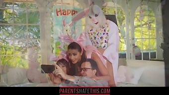 Teen Girl Gets Fucked By Her Uncle In Easter Bunny Costume