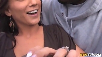 Interracial Couple Enjoys Anal Sex With A Big Black Cock