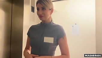 Ukrainian Maid Arrested For Theft And Rough Anal Sex In Restroom!