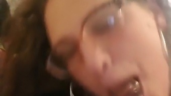 Shay Giving Oral To A Black Man (Cumshot)
