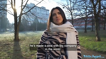 College Coed Gets A Big Cock In Public
