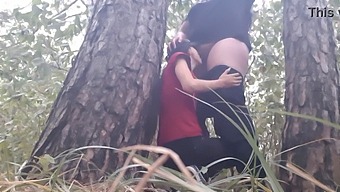 Lesbian Girls Have Sex In The Rain To Stay Warm