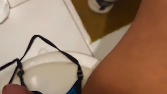 Amateur Stud Gets Oral From Mature, Latina Neighbor After She Catches Him Pleasuring Himself In Her Lingerie