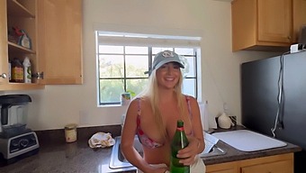 Beautiful Wife’s Hot Neighbor Seduces Her And Gives Good Blow Job